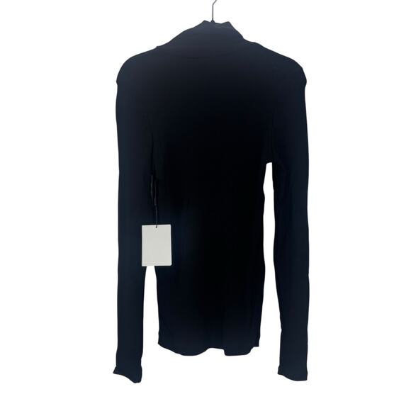 Goldsign The Rib Turtleneck Pullover Sweater Long Sleeve Black Size Large NWT - Picture 13 of 14